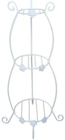 Feronya - Цветарник за три саксии бял FEFER-02