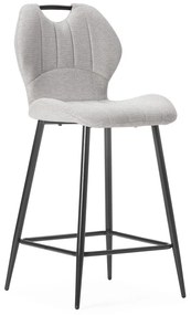 Бежови тапицирани бар столове в комплект 2 бр. (височина на седалката 65 cm) Muli – Marckeric