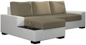 Ъгъл диван Nero-Left-White - beige