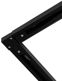 Модерна 1-фазова релсова система 5-светлина черна със злато - Gissi