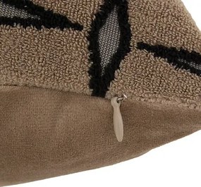 Декоративна възглавница atmosphera Jacquard Diamond, Кафяв, 40×40 cm