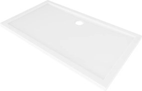 Mexen Flow правоъгълно тънко корито 160 x 100 см, бял гланц - 46R101016