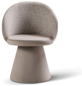 Бежово кадифено кресло Inez – Micadoni