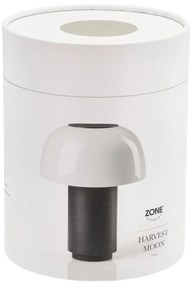 Сива алуминиева LED затъмняваща се настолна лампа (височина 22 cm) Harvest – Zone