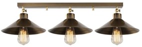 Осветително тяло за таван в бронзов цвят с метален абажур ø 24 cm Berceste – Opviq lights