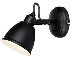 Черна стенна лампа Fjallbacka Fjällbacka - Markslöjd