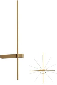 Redo 01-4672 - Настенно осветително тяло TANGENT LED/6W/230V CRI 90 златно