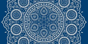 Картина на платно – Нежна етническа Мандала
