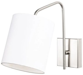 Бяла и сребърна стенна лампа Ve – Opviq lights