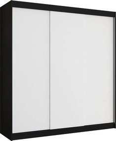 Гардероб Stalion 200 Sliding-Black-White