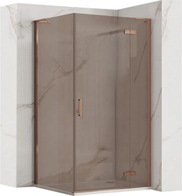 Душ кабина REA Hugo 90x90 Copper Brush