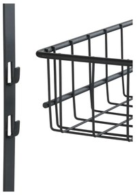 Висящ рафт за врата Rack Black - Wenko