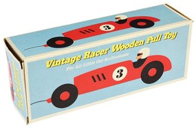 Детска дървена кола за дърпане Формула - Rex London