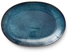 Черна/синя глинена чиния Gastro Dark Blue/Black – Bitz