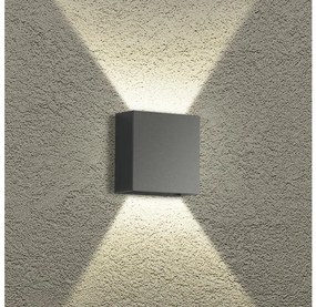 Brilagi - LED външно стенно осветително тяло DOUBLERAY LED/4W/230V антрацит IP65