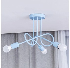 Плафон OXFORD 3xE27/15W/230V, син