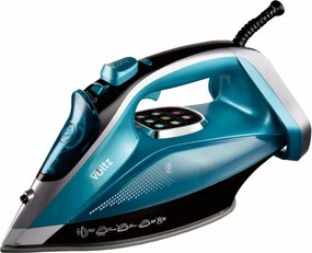 Разопакован: Ютия с LED дисплей Oliver Voltz OV51050L, 3200W, 350 мл, Керамична плоча, Самопочистване, Система против капене и варовик, Тюркоаз