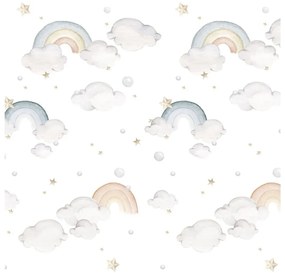 Детски тапет от нетъкан текстил 50 cm x 280 cm Rainbow - Dekornik