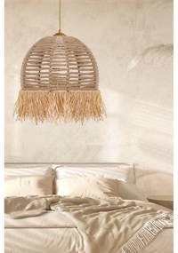 Светлокафяво висящо осветително тяло ø 30 cm – Opviq lights