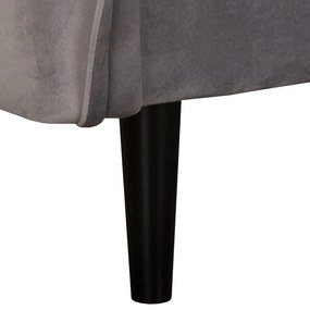 Сиво кадифено кресло Juli – Ropez