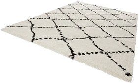 Бежов и черен килим , 120 x 170 cm Hash - Mint Rugs