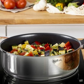 Тиган от неръждаема стомана с капак ø 24 cm Daily Cook - Tefal