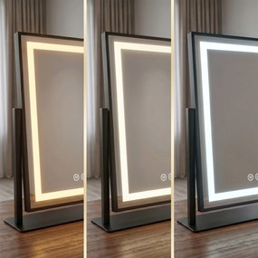 Огледало LED LUMI Black 30x40cm