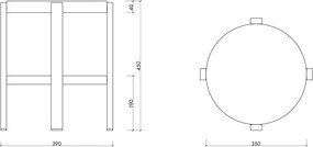 Светлосив стоманен стол Doon – noo.ma