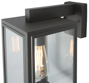 Индустриален външен стенен аплик сив IP44 - Sutton Down