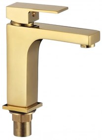 Стоящ смесител за умивалник "ЯСМИНА GOLD" ICF 1008866 GOLD, месинг, злато, 17.5x16см