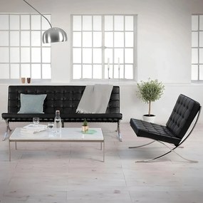 Триместен диван Casablanca-черно