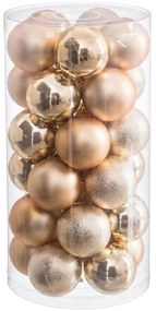 Коледни топки в комплект 30 бр. ø 6 cm – Casa Selección