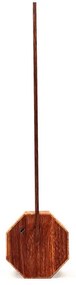 Кафява LED настолна лампа (височина 38 cm) Octagon One – Gingko