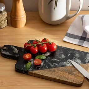 Съд за сервиране Secret de Gourmet, Черен мрамор, 30x15см