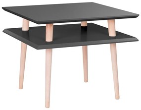 Grafitově šedý konferenční stolek Ragaba Square, 55 x 55 cm