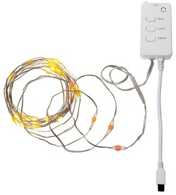 Светлинна верига с USB с 30 бр. крушки, дължина 300 cm Smart Strip – Star Trading