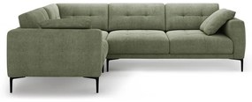 Зелен ъглов диван (ляв ъгъл/L форма) Bemy – Micadoni