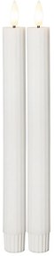 LED свещи в комплект от 2 броя (височина 25 см) Flamme Stripe - Star Trading