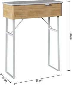 Тоалетка 5five Levia, Бамбук