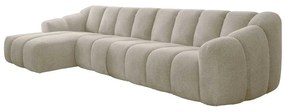Бежов ъглов диван (ляв ъгъл) Shell – Miuform