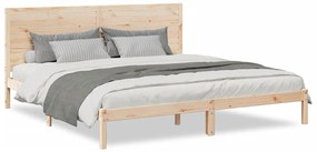 3309305 vidaXL Рамка за легло без матрак, 200x210 см, масивна дървесина