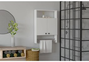 Стенен шкаф BANYO 87x60 cм бял