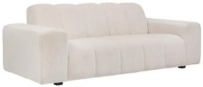 Триместен диван atmosphera Palma, 212x97x76 cm - Слонова кост