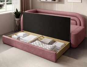 Разтегателно легло Fanuci - Розово - Ляво