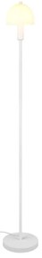 Бяла подова лампа със стъклен абажур (височина 120 cm) Glenn – Trio