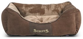 Кафяво плюшено легло за кучета 10x50 cm Scruffs Chester S - Plaček Pet Products