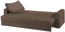 Диван Kleio Триместен-195φ 80β εκ.-Σοκολατί