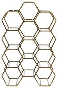 Метална стойка за вино в бронз за 12 бутилки Salbris - Light &amp; Living