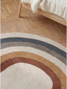 Кремав памучен детски килим подходящ за пране/ръчно изработен 140x200 cm Snuggle Riva – Hanse Home