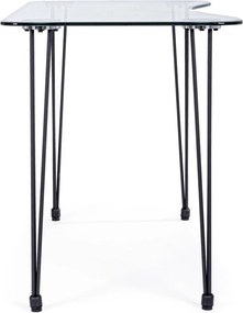 Работна маса със стъклен плот 60x120 cm Rondo – Bizzotto